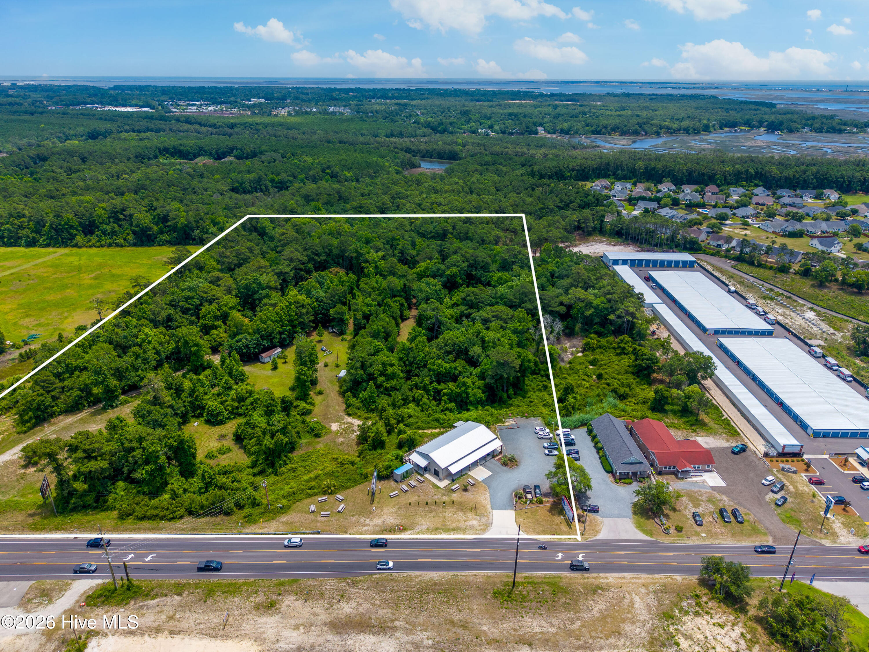 Exterior view of 4810-4814 Long Beach Road SE, Southport, NC 28461